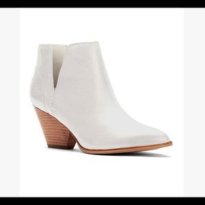 Frye, white, Reina ankle boots